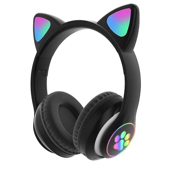 Luminous Cat Ear Bluetooth hörlurar Trådlösa hörlurar