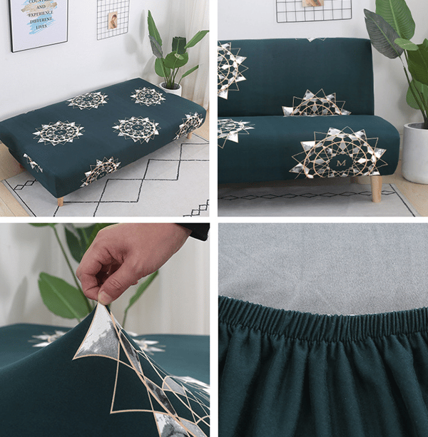 Stretch Armless Sofa Cover, Universal Armless Sofa Cover All Cove