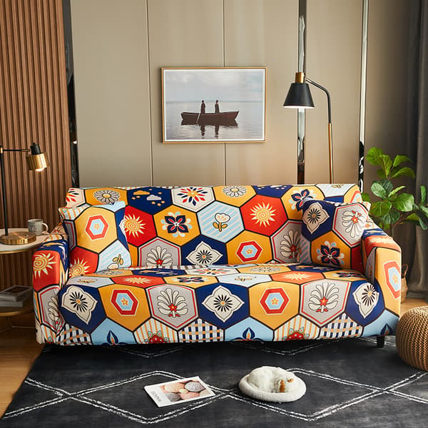 Sofaovertræk 2 Personers 140-180cm Sofaovertræk med Armlæn Moderne Uni