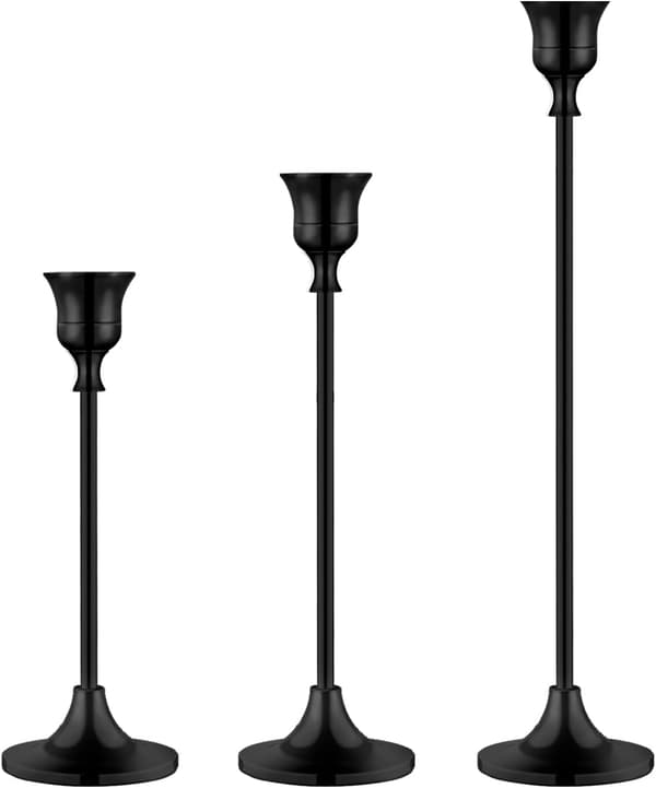 3-delt lysestake, lysestake, konisk lysestake, retro