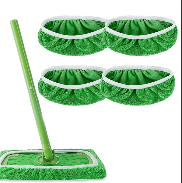 Tvätbara och återanvändbara moppar, ersättningsmopp, moppset