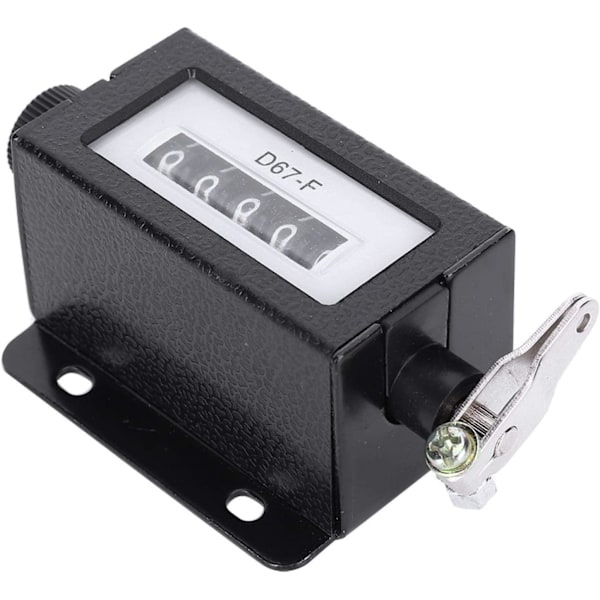 Mekanisk manuell, D67-F 5 sifre Mini manuell trekk-telleverk nullstillbar 0-99999 Arithmometer