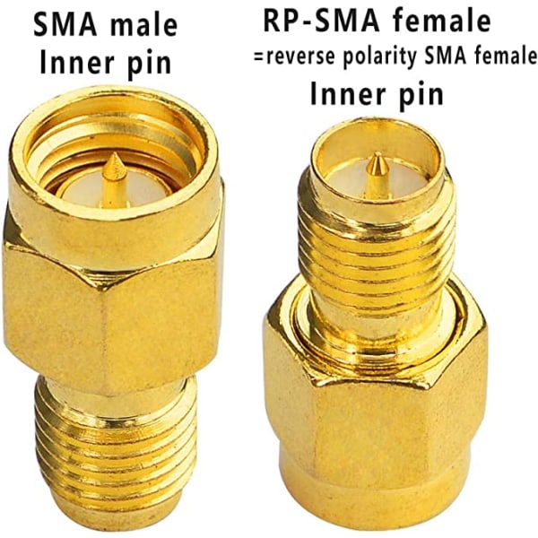 SMA WiFi-sovitin RP-SMA naarinen - SMA uros koaksiaaliliitin RF