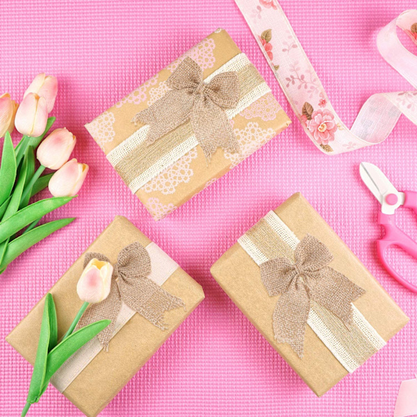 30 kappaletta säkkikangasjousita säkkikangasjousisolmu käsintehty säkkikangas Decora