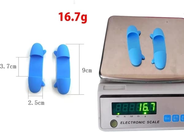 1 par mini silikone ovnhandsker (orange)