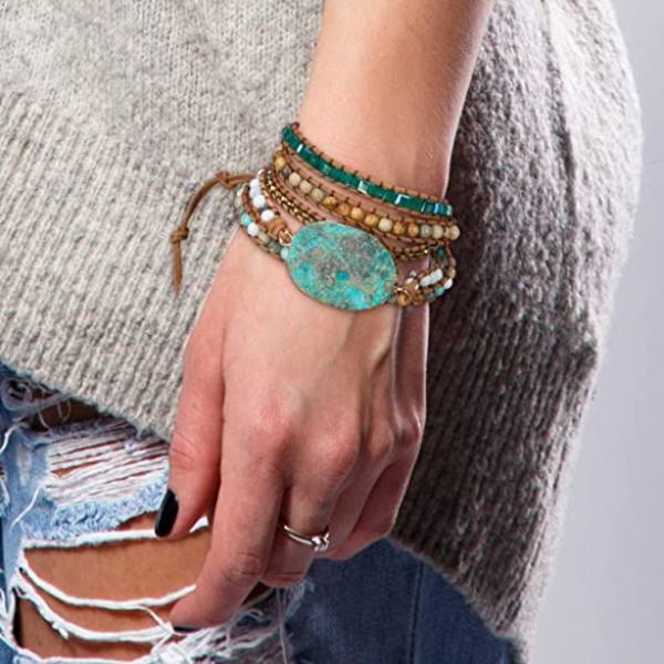Dazzlande Handgjorda Läderarmbandskollektion