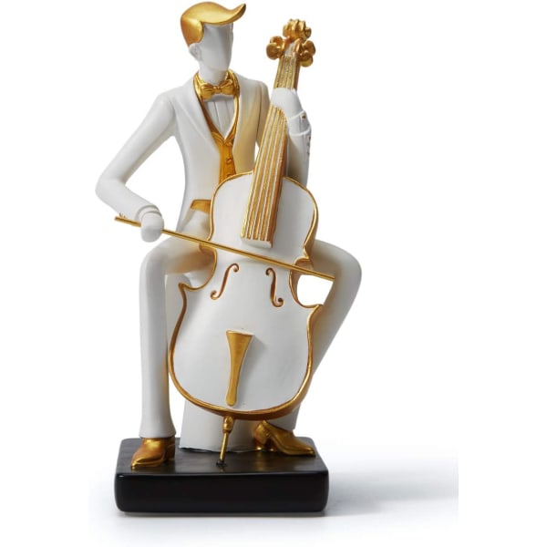 Musiker Figur Skulptur Musical Statue Dekor Harpiks Klaver