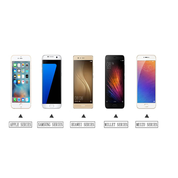 Svart mobiltelefonveske, 11 cm (L) x 4 cm (B) x 18 cm (H) Skulderreimveske