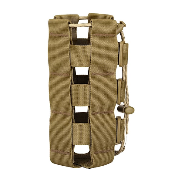 Justerbar vandflaskepose 300-800ml Khaki 1 stk militærstil N