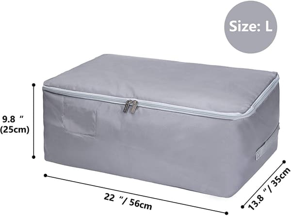 1 x Grå klespose 70*30*50cm Oversized vanntett arrangør T