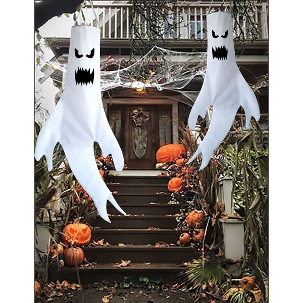 Halloween Decorations Ghost Windsocks Hængende Decor for Home Ind