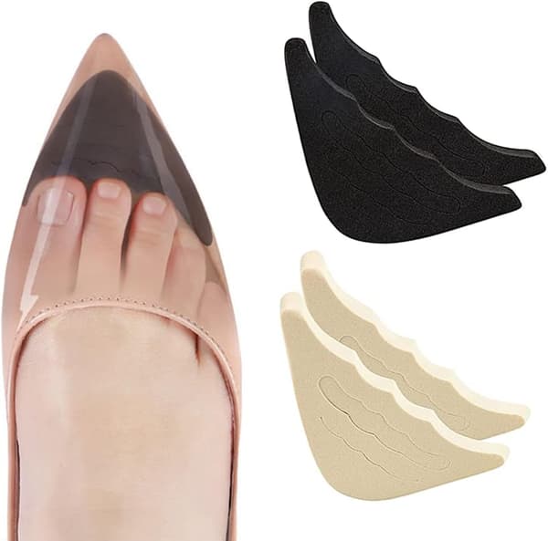 2 par indlægssåler Store indlægssåler (sort og beige)