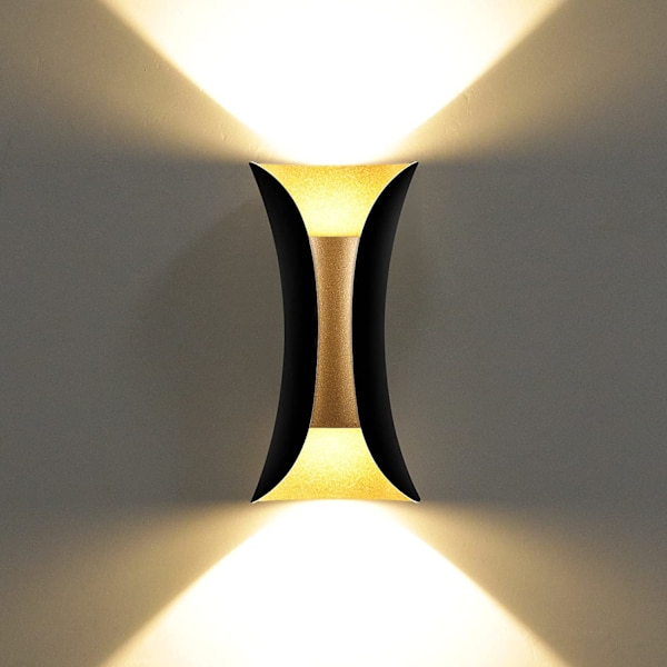 10W Kreativ Moderne LED Væglampe Vandtæt IP65 Aluminium