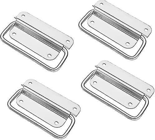 Fällbart handtag för resväska, handtag för hårdvarulåda silver H