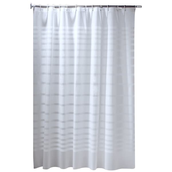 Basics Klassisk Stribet Bruseforhæng – 180 cm