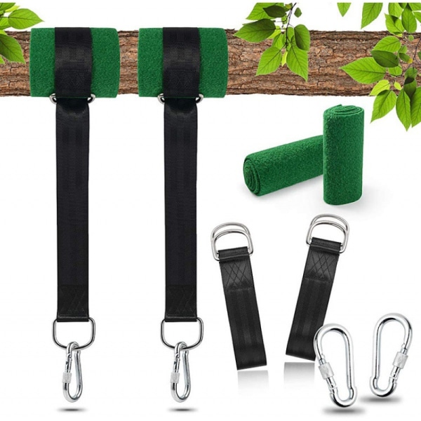 Hengekøye Stropp, Hengekøye Stropp 2x150CM med 2 D-Hook Karabiner