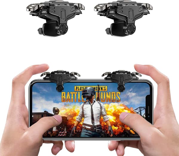 PUBG Mobile Game Controller Trigger, [2021 Opgraderet Version] Gam
