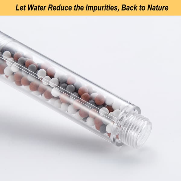 Mineral Balls, 10 pakker Anti-Limescale Dusjhode Erstatning, M
