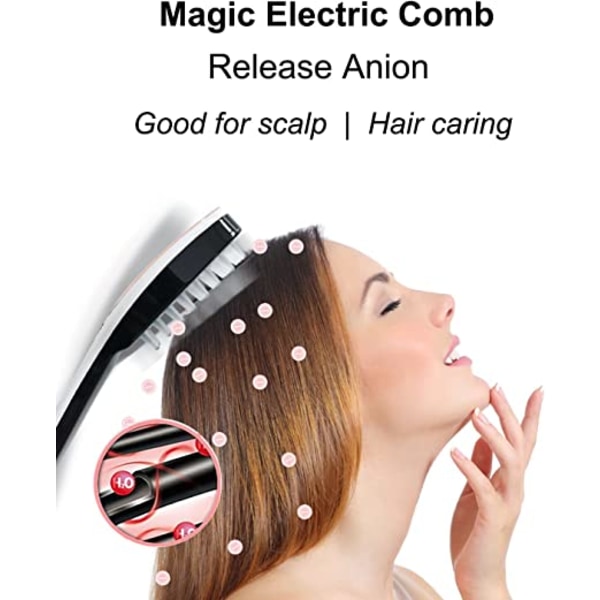 Massasjeapparat for hodebunn, Elektrisk hodebunnsmassasjebørste, hårmassasjebørste