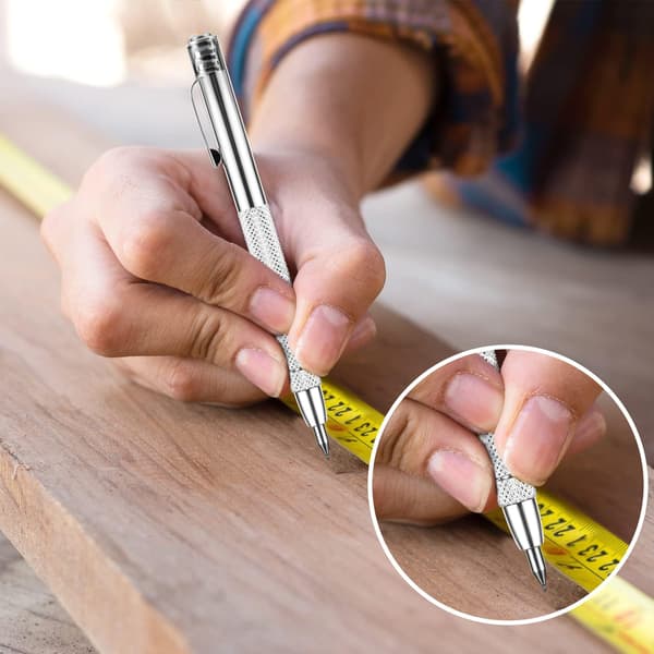 2 st graverspets, graverpenna med magnet, graveringsverktyg med extra röda hattmärkningstips