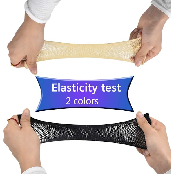 Parukker 6 stk. Hårnett Elastisk Parykkhette Bomullshett Mesh Nylon