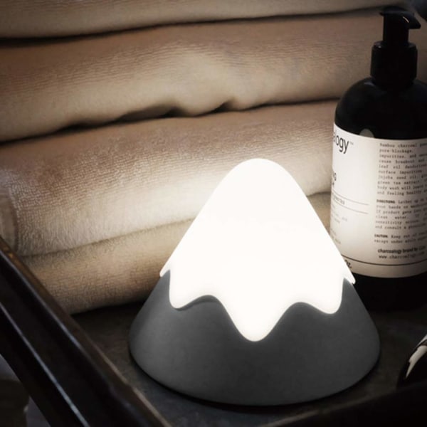LED yöhuoneen lamppupöytä yövalo ladattava lumikiinnitys