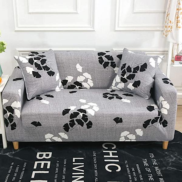 Trykk Stretch Sofa Deksel, Moderne Sklisikker 1/2/3/4 Seater Elastisk