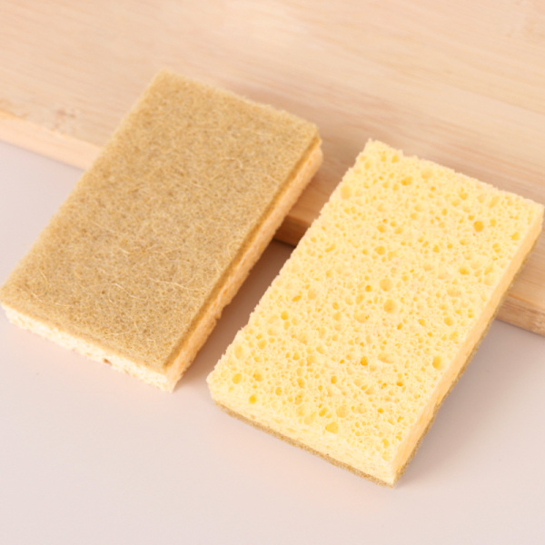 Återanvändbar Disksvamp - Set om 4 - Naturlig - Skrubbar utan att repa