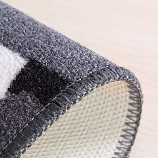 2 stycken halkfria köksmattor, maskintvättbara tryckta dörrmattor