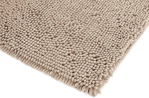 0,4x 0,6 m, Beige, Tepper med lang lugg i mikrofiber