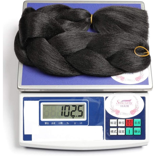 Ombre fläthår, 24\" Ombre Jumbo fläthår, 5-pack