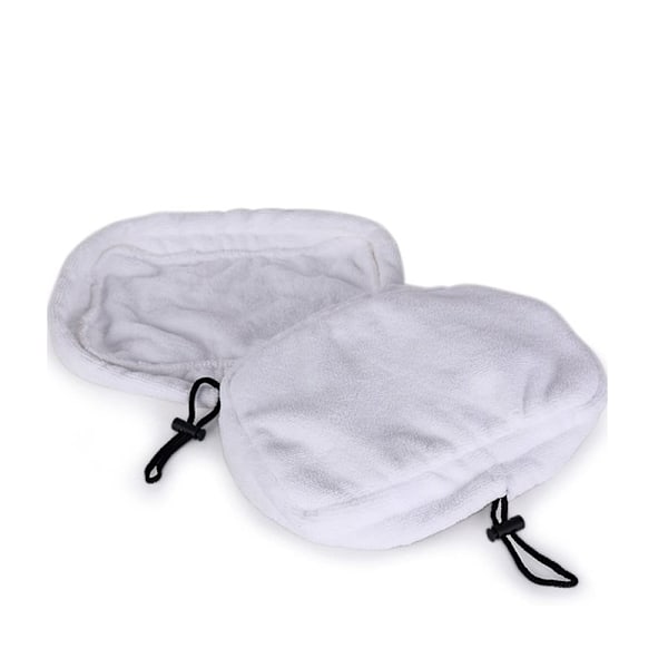 5-pack Universal Tvättade Mikrofiber Ersättningsdynor för Ångmopp 27 x 16 cm (Vit)