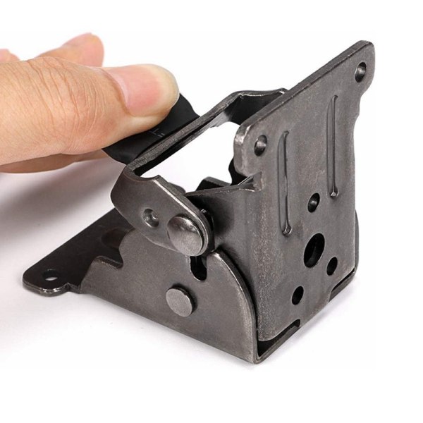90 Selvlåsende Folding Hinge, Foldable Bracket, Locking Ext