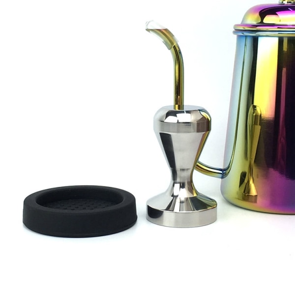 Kaffe tamper 60mm espressomaskine med 304 rustfrit stål base