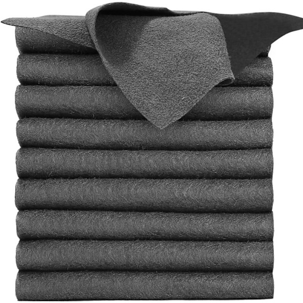 10 kpl Magic Thick Mikrokuitu Puhdistusliinat 40 x 30 cm Raidoitta Reusable Mikrokuituliinat Keittiölle Olohuoneelle