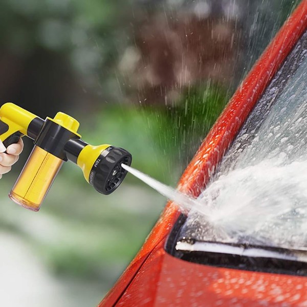 Hjemme bilvask højtryks vandpistol have bærbart skum m