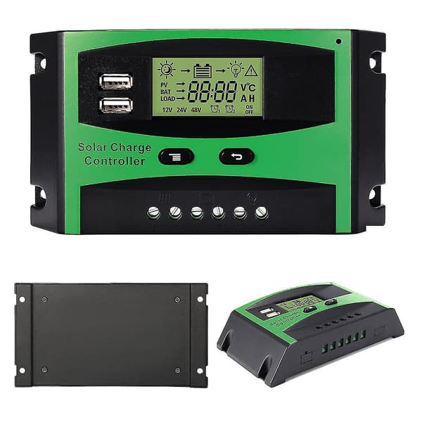 PV-kontroller 12V24V30A solcelladning og utladningskontroller