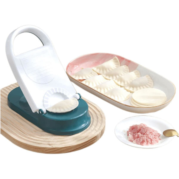 (Hvit) Raviolimaker Modell, 2 i 1 Dumpling Mold Maker, Tortilla