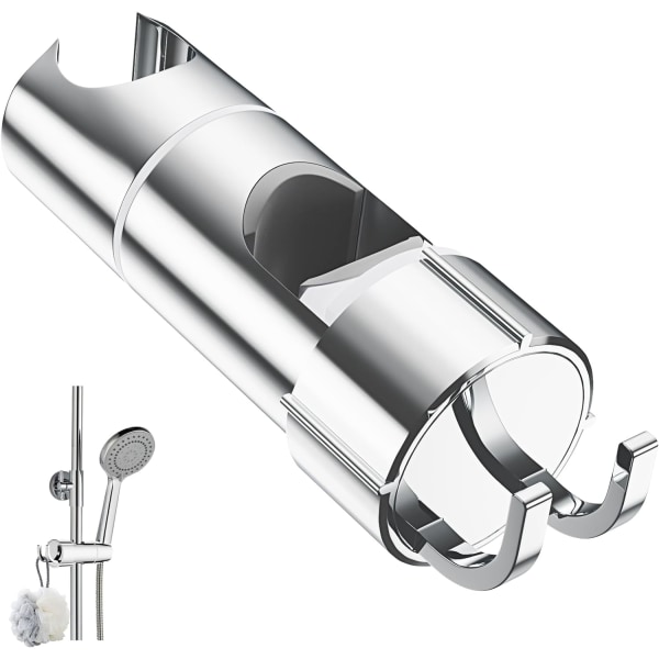 PCS justerbar duschhållare med 2 krokar för 20,5-23,5 mm dusch