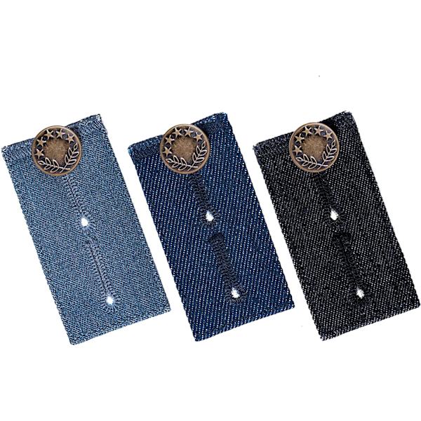 Livviddeutvidere | Knapputvidere for bukser | Denimmateriale