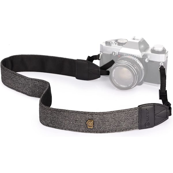 Vintage-vyö kameran olka- ja kaulahihnaan kaikkiin DSLR-kameroihin Nikon