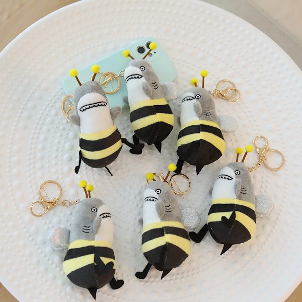 Liten plyschbi Honey Bee Hänge (1 styck)