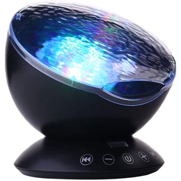 Mermaid decoration remote control luminous wave projector 7