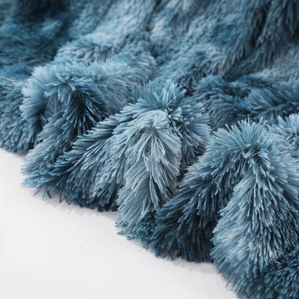 Elegant romantisk mysig filt regnbågsfärg hög kvalitet fluffig