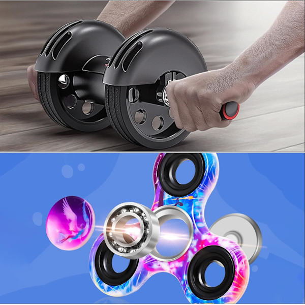 10 stk Skateboard Lejer Metal Miniature Farve Friktionsfri Leje 608 2RS ABEC 9 Dobbelt Afskærmet Kuglelejer til Fo