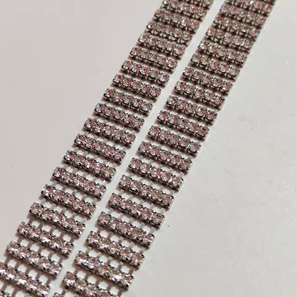 Krystall midjekjede for kvinner Rhinestone Chian belter O-ring