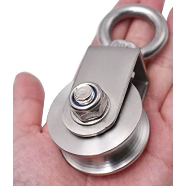 Hjul med 2 lejer, kabeltrisseblok Heavy Duty til vask L