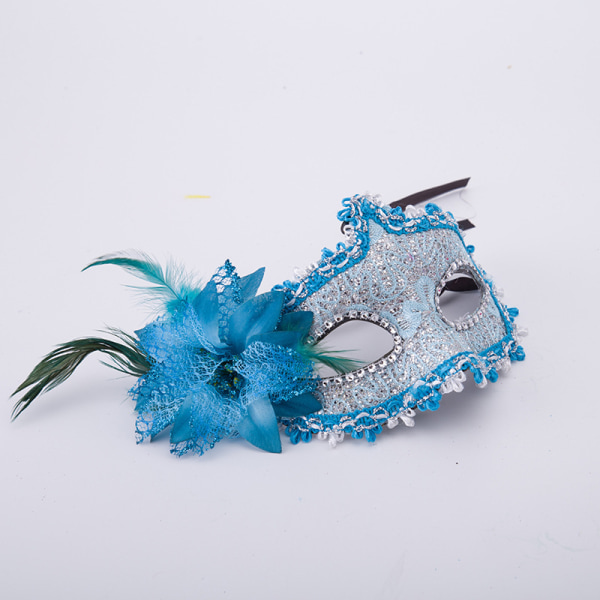 Halvmaskerade venetianske masker Kostymer Festtilbehør