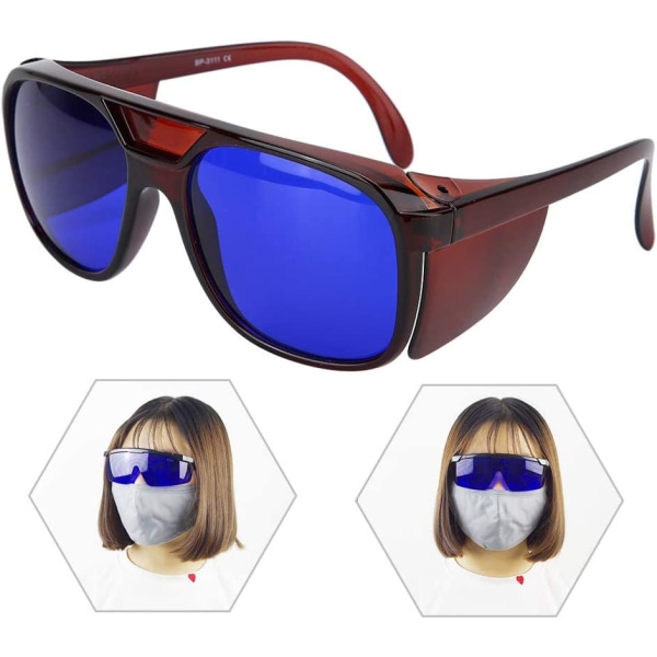 Laserbriller, sikkerhetslaserbriller for kvinner Belysningsbeskyttelse