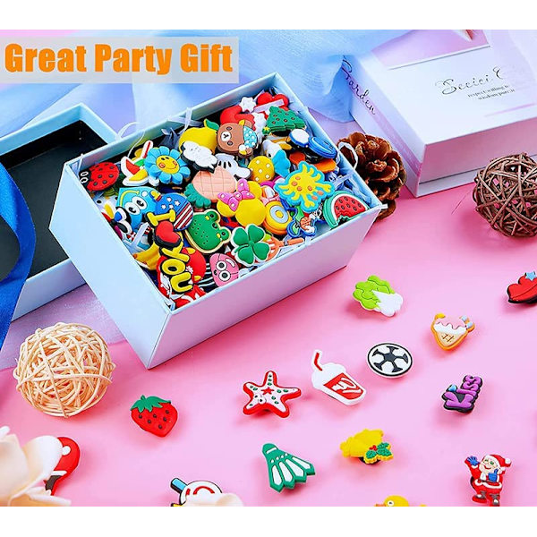 Hooves Charm Assorted Random Designs 100kpl PVC-tarvikkeet